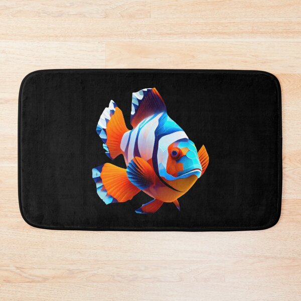 Item preview, Abstract Clown Fish Art: A Colorful Twist on Wildlife Imagery designed and sold by FiveIntentions.