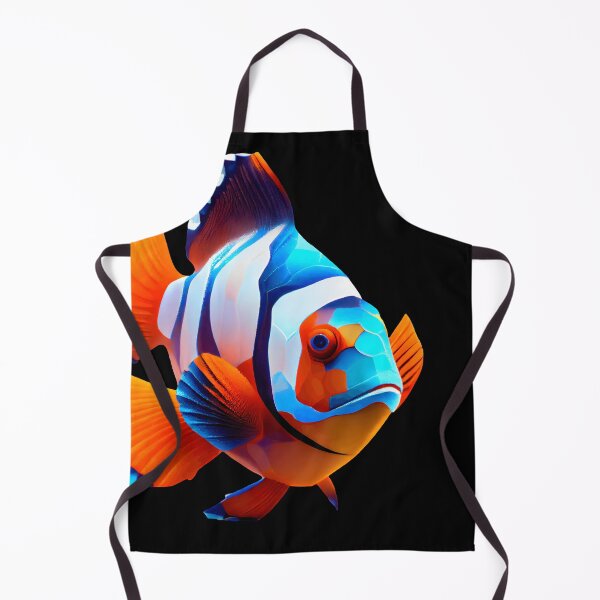 Item preview, Abstract Clown Fish Art: A Colorful Twist on Wildlife Imagery designed and sold by FiveIntentions.