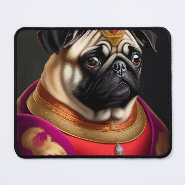 Item preview, Portrait Of Pug King designed and sold by ArtisticAllure1.