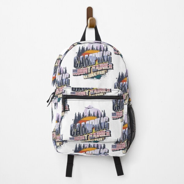 Item preview, Camping Mount Rainier National Park Vintage USA Best gift for campers Adventure gear designed and sold by HomeCoquette.