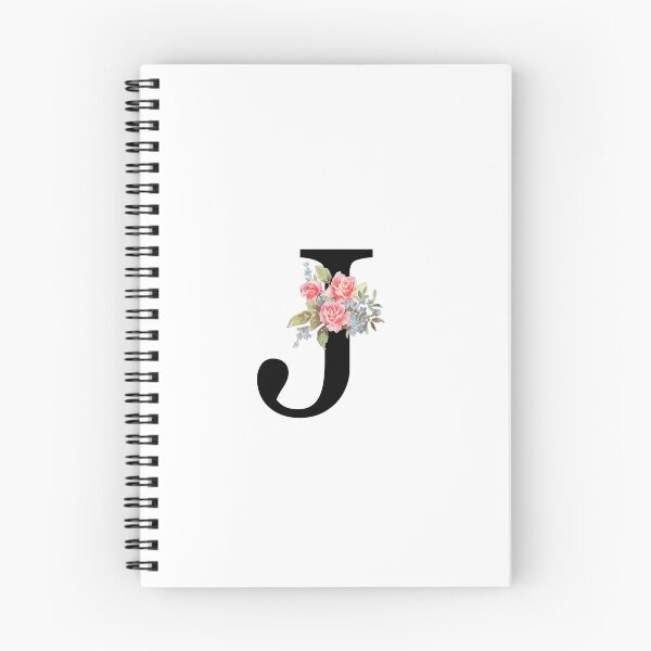 Item preview, Letter J Botanical Monogram Floral Pink Rose Flowers J Initial designed and sold by inspirationzgal.