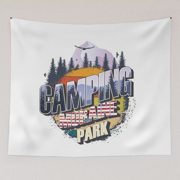 Item preview,  Camping Moraine Park Vintage USA Best gift for campers Adventure gear designed and sold by HomeCoquette.