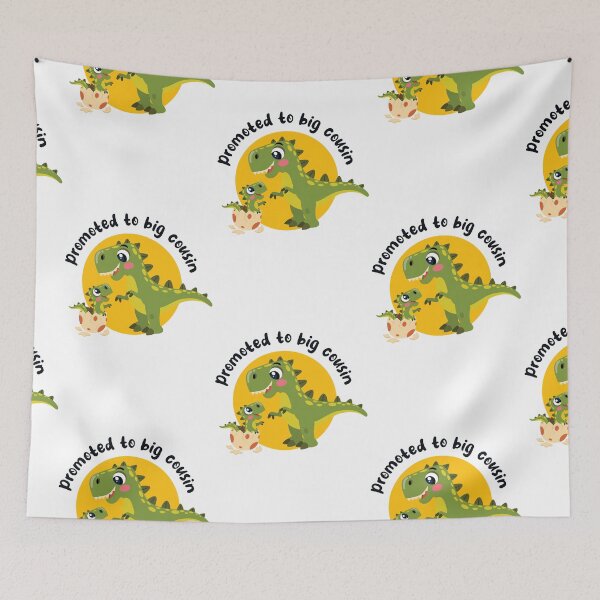 Item preview, Promoted to big cousin - kid dinosaur (on light colors) designed and sold by messy-nessie.