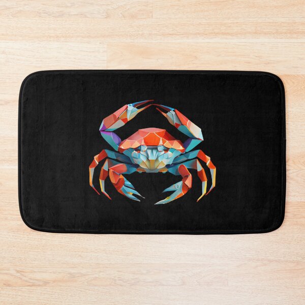 Item preview, Abstract Crab Art: A Colorful Twist on Wildlife Imagery designed and sold by FiveIntentions.