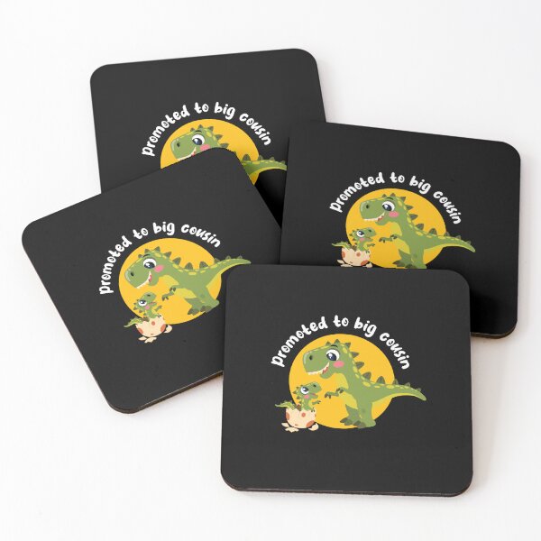 Item preview, Promoted to big cousin - kid dinosaur (on dark colors) designed and sold by messy-nessie.