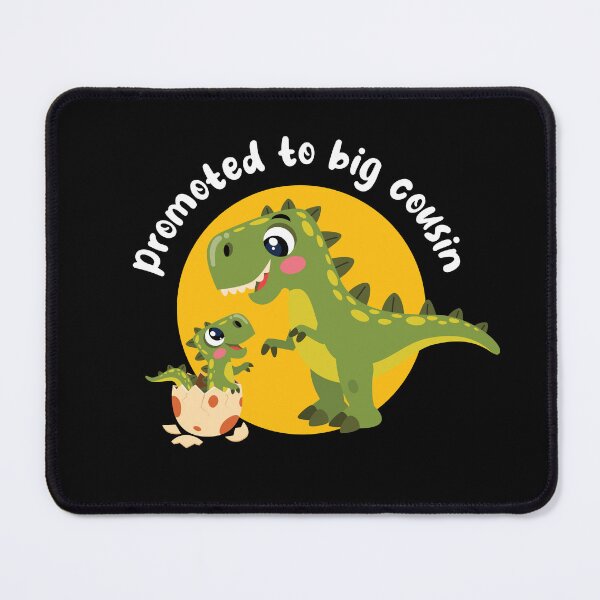 Item preview, Promoted to big cousin - kid dinosaur (on dark colors) designed and sold by messy-nessie.