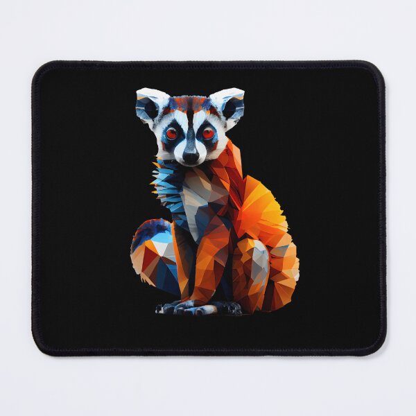 Item preview, Abstract Lemur Art: A Colorful Twist on Wildlife Imagery designed and sold by FiveIntentions.