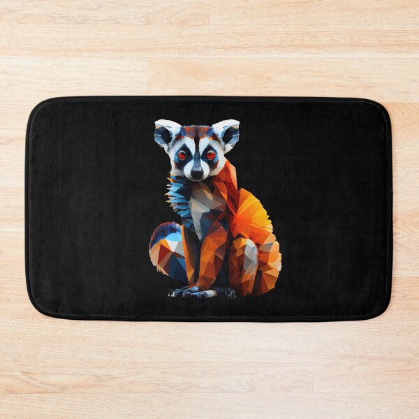 Item preview, Abstract Lemur Art: A Colorful Twist on Wildlife Imagery designed and sold by FiveIntentions.
