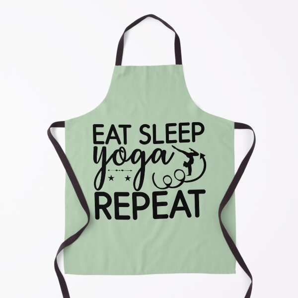 Item preview, Yoga Saying Eat Sleep Yoga Repeat Motivational Quote designed and sold by SoccaTamam.