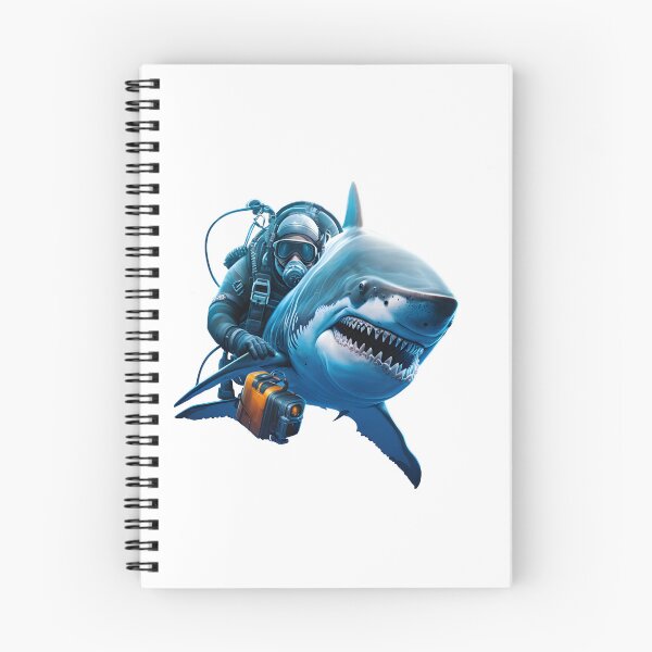 Item preview, Great White Shark Diver designed and sold by TheRebelThreads.