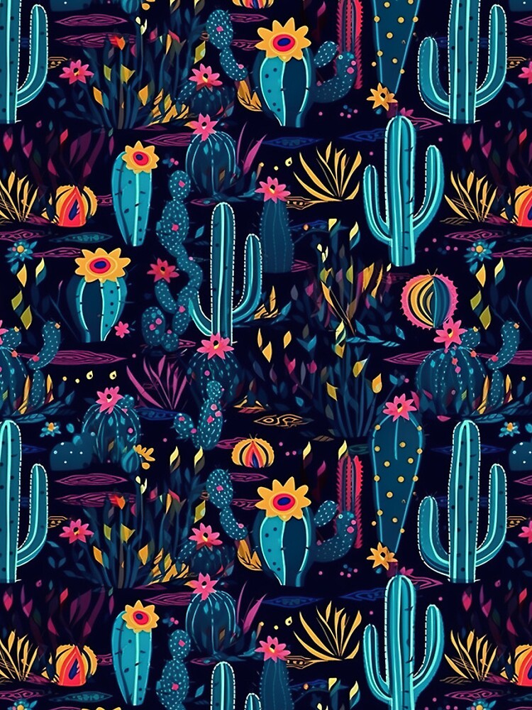 Thumbnail 4 of 4, iPhone Case, Colorful Cactus designed and sold by AlgorithmArt.