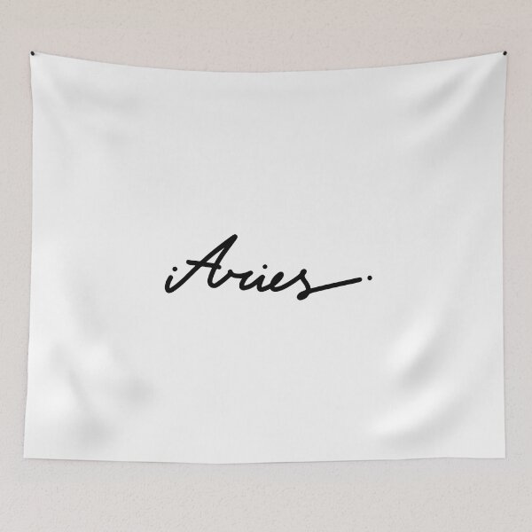 Item preview, beautiful writing for the astrological sign: Aries designed and sold by JAG2B.
