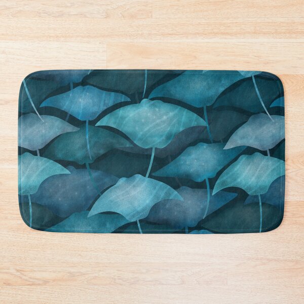 Item preview, Migrating Manta Rays - blue  designed and sold by Perrin Le Feuvre.