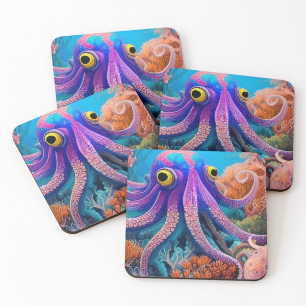 Item preview, Vivid octopus (#01) [Create a set!] designed and sold by SolidEarthArt.