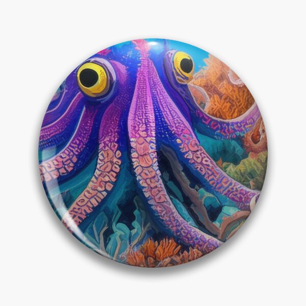 Item preview, Vivid octopus (#01) [Create a set!] designed and sold by SolidEarthArt.