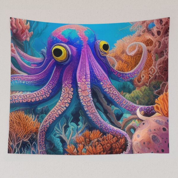 Item preview, Vivid octopus (#01) [Create a set!] designed and sold by SolidEarthArt.