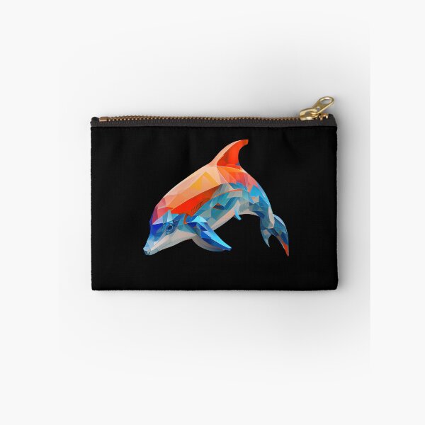 Item preview, Abstract Dolphin Art: A Colorful Twist on Wildlife Imagery designed and sold by FiveIntentions.