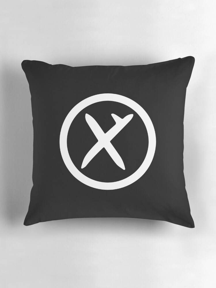 Thumbnail 3 of 4, Pillow, Hooked Cross (in white) designed and sold by ANGELSONLY.