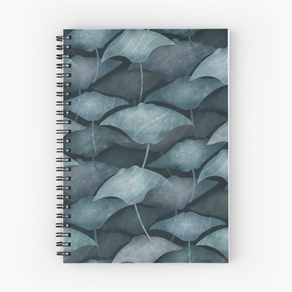 Item preview, Migración de mantarrayas - gris azulado designed and sold by Perrin Le Feuvre.