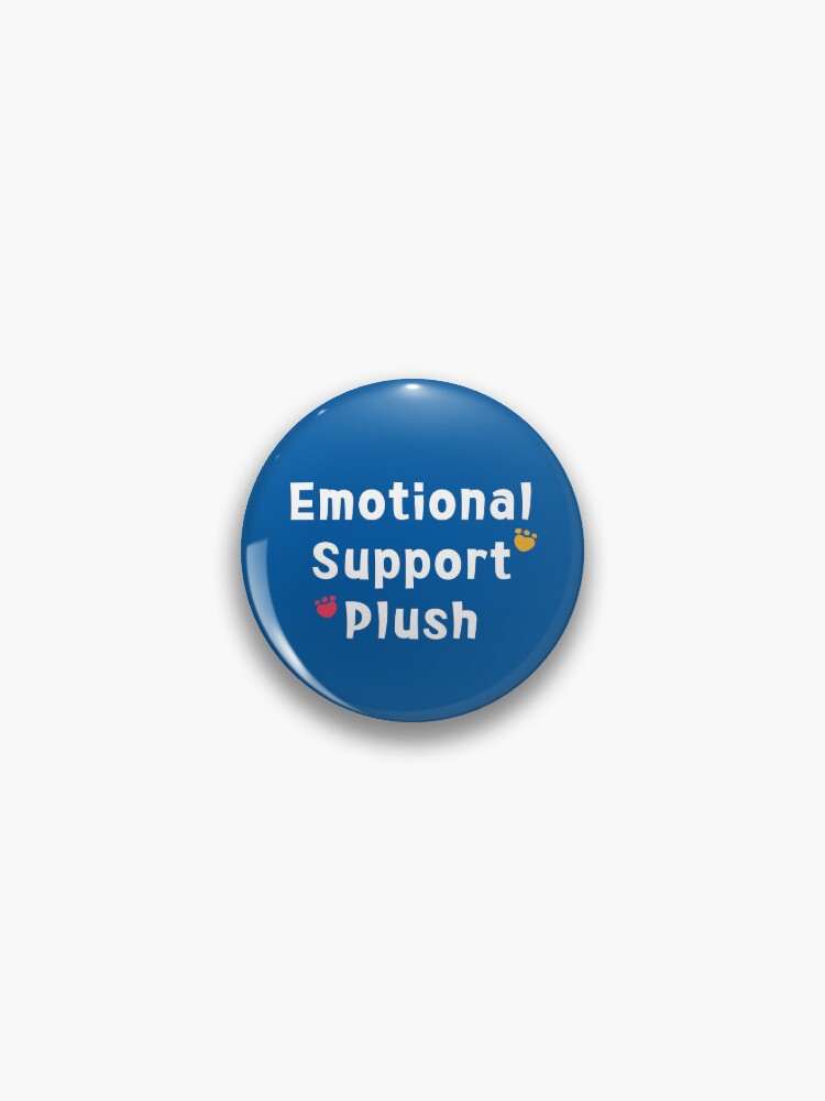 Emotional Support Plush Ver. 2 Pin for Sale by AlanisArt