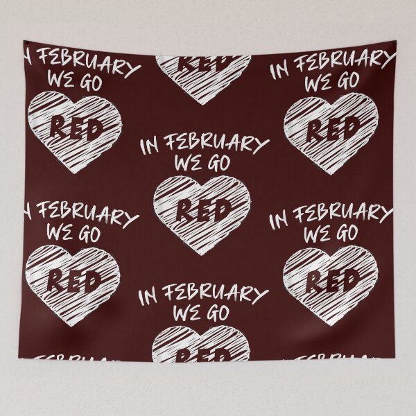 Item preview, In February We Wear Red                     designed and sold by binhdinh56.
