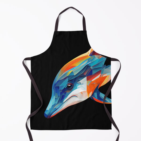 Item preview, Abstract Dolphin: A Colorful Twist on Wildlife Imagery designed and sold by FiveIntentions.