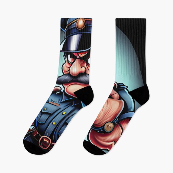 Item preview, Cool Cartoon Badass Policeman designed and sold by Piotrek0001.