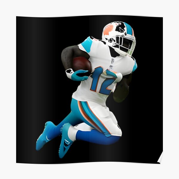 Tyreek Hill Football Edit Tapestries Dolphins - Tyreek Hill