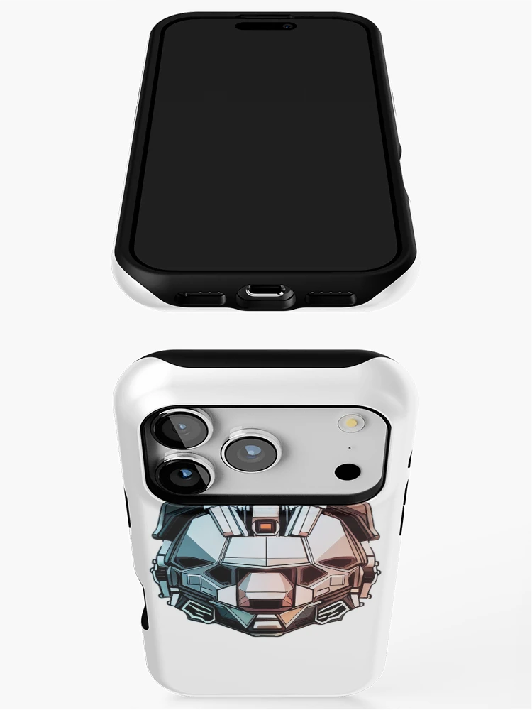 Thumbnail 3 of 4, iPhone Case, Cyborg Panda designed and sold by RockingPandS.
