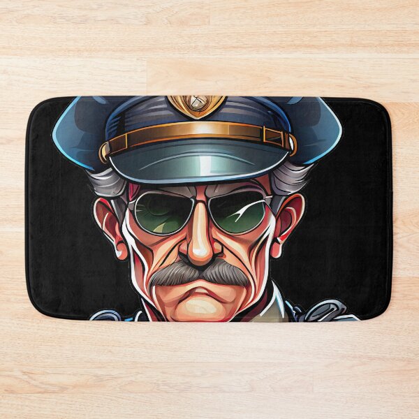 Item preview, Cool Cartoon Badass Policeman designed and sold by Piotrek0001.