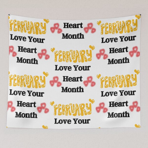 Item preview, February Love Your Heart Month             designed and sold by binhdinh56.