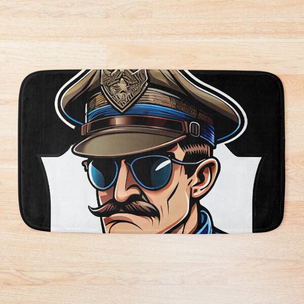 Item preview, Cool Cartoon Badass Policeman designed and sold by Piotrek0001.