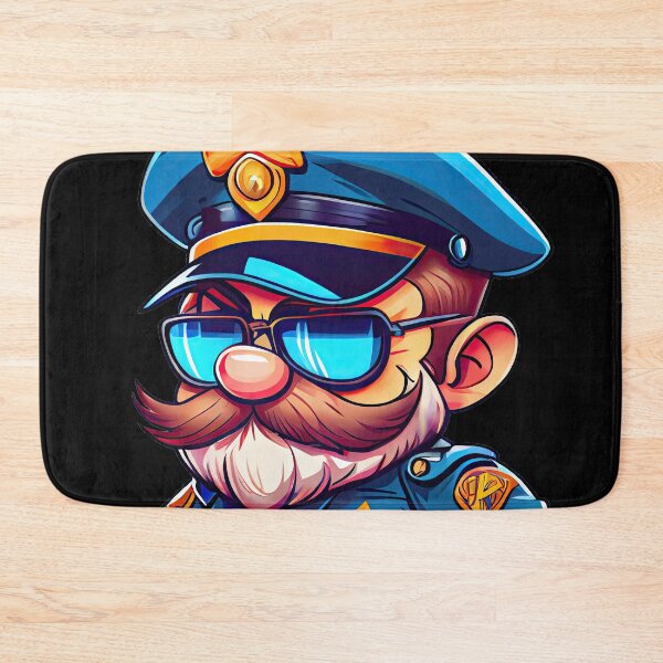 Item preview, Cool Cartoon Badass Policeman designed and sold by Piotrek0001.