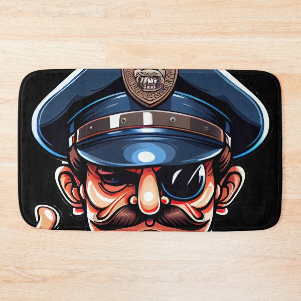 Item preview, Cool Cartoon Badass Policeman designed and sold by Piotrek0001.
