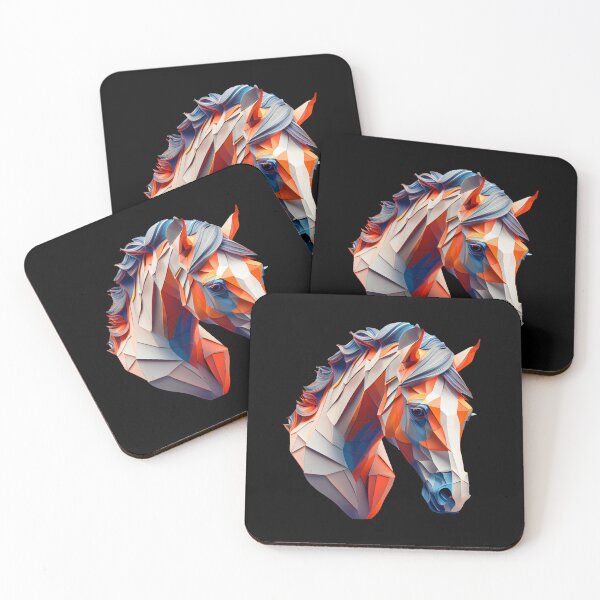 Item preview, Abstract Horse Art: A Colorful Twist on Wildlife Imagery designed and sold by FiveIntentions.