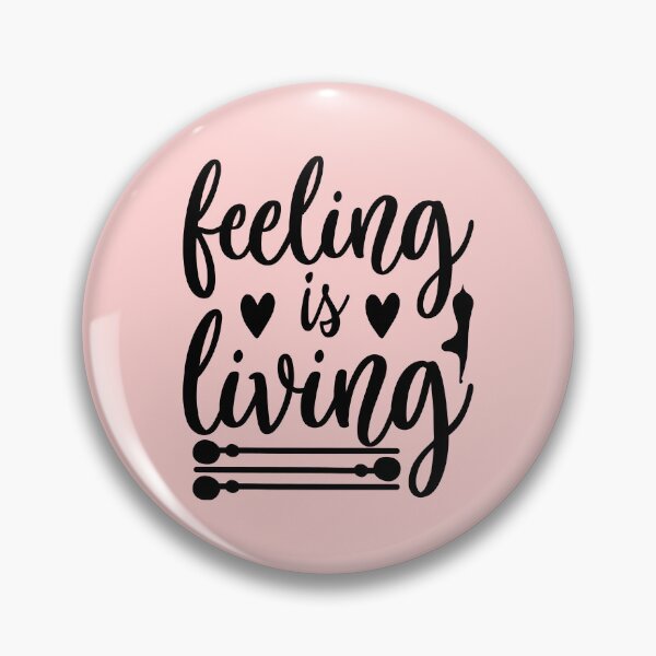 Item preview, Yoga Quote Feeling Is Living Motivational Saying designed and sold by SoccaTamam.