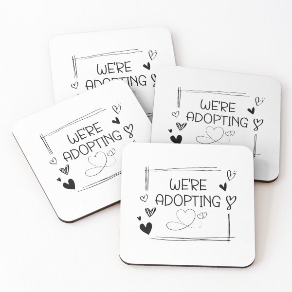 Item preview, Cute We're Adopting Love Gift Idea Celebrate Family and Adoption Announcement Day designed and sold by Luxoss.