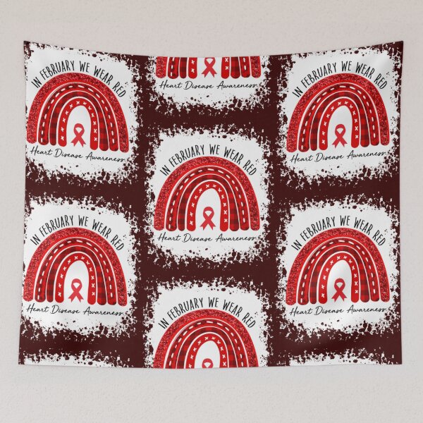 Item preview, In February We Wear Red Heart Disease Awareness11               designed and sold by binhdinh56.