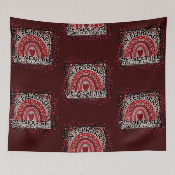 Item preview, In February We Wear Red Heart Health              designed and sold by binhdinh56.