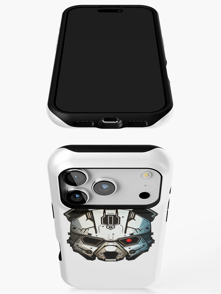 Thumbnail 3 of 4, iPhone Case, Robot Panda designed and sold by RockingPandS.