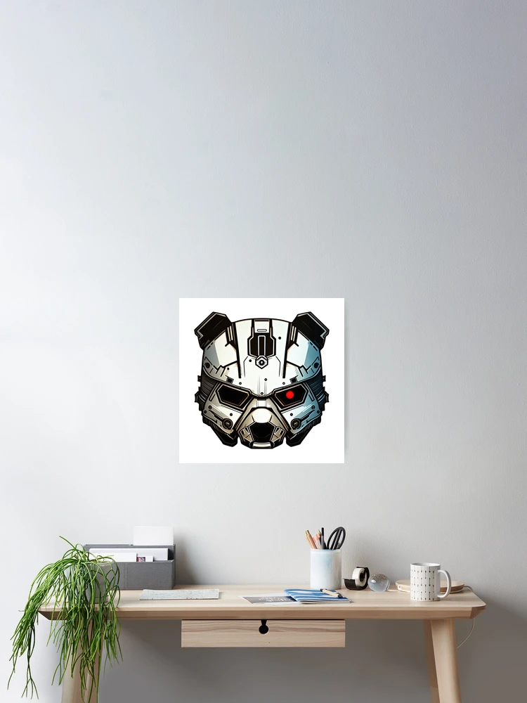 Thumbnail 2 of 3, Poster, Robot Panda designed and sold by RockingPandS.
