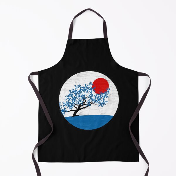 Item preview, Blue Painted Simple Cherry Tree Japanese RED SUN - Japanese Cherry Tree designed and sold by RiciPaneto.