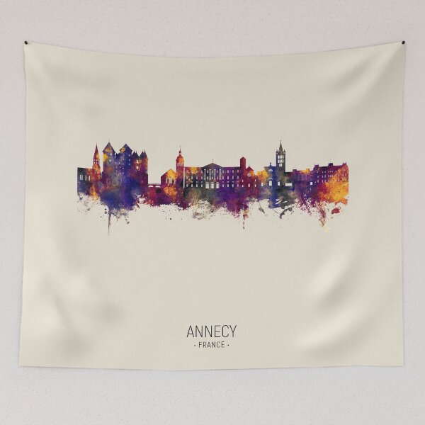 Item preview, Annecy France Skyline designed and sold by ArtPrints.