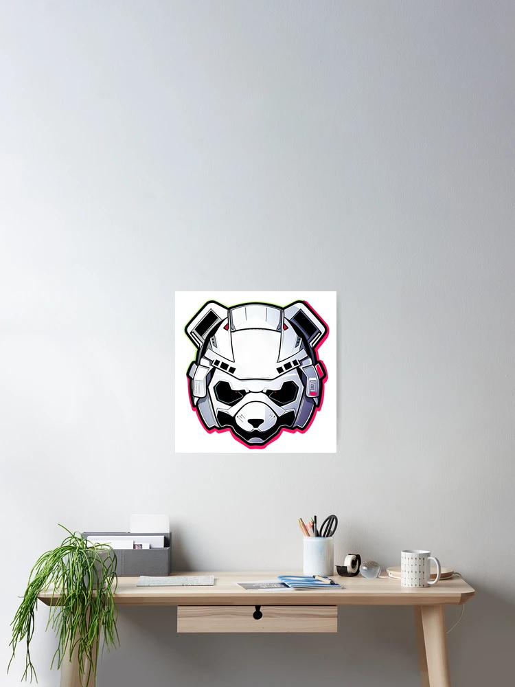 Thumbnail 2 of 3, Poster, Mecha Panda designed and sold by RockingPandS.