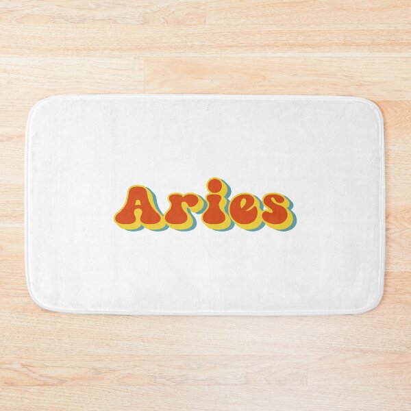 Item preview, Aries Zodiac Typography groovy Style designed and sold by JAG2B.