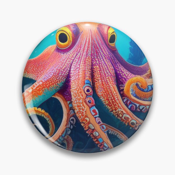 Item preview, Vivid octopus (#02) [Create a set!] designed and sold by SolidEarthArt.