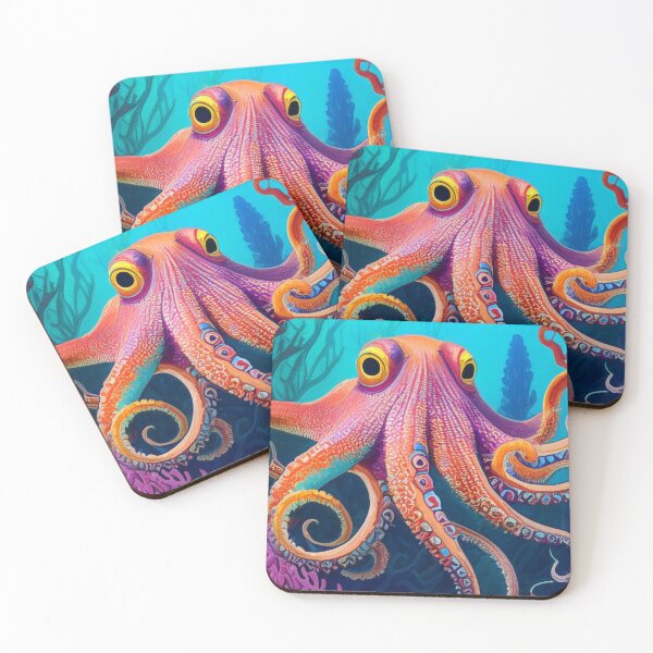 Item preview, Vivid octopus (#02) [Create a set!] designed and sold by SolidEarthArt.