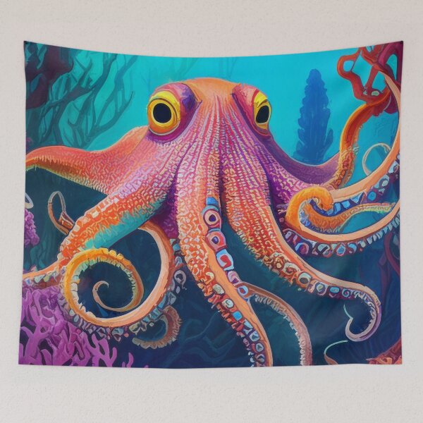 Item preview, Vivid octopus (#02) [Create a set!] designed and sold by SolidEarthArt.