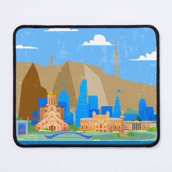 Item preview, Tbilisi, Georgia - Retro travel minimalist poster designed and sold by GreekTavern1979.
