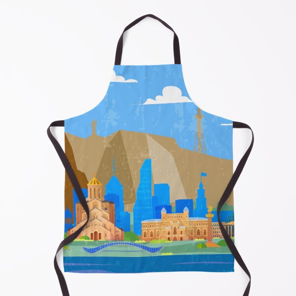 Item preview, Tbilisi, Georgia - Retro travel minimalist poster designed and sold by GreekTavern1979.